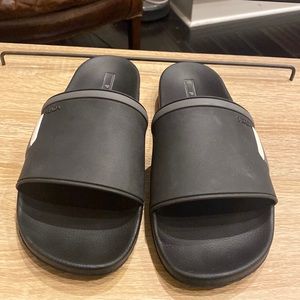 Prada size 12 slides in black